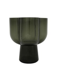 Resim Vitale Bologna Gri Yonca Vazo 22 22 24.5 Cm Ak.kı0055 Renkli 