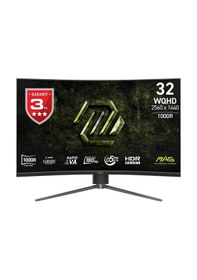 Resim Msı 31.5" Mag 325cqpf E18 2560x1440 Wqhd Curve Rapıd Va 180hz 0.5ms Adaptıve-sync Gaming Monitör 