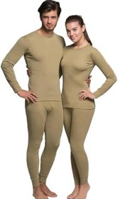 Resim Unisex Haki Active Yetişkin Termal İçlik Takım 