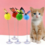 Resim 1/5/10 Paket Kelebek Tasarımı Kedi Bahar Topu Oyuncakları Emme Kupları ile - Dayanıklı Kumaş Etkileşimli Kendi Kendine Eğlenceli Kedi Oyuncakları Tüm Irklar İçin, Pil Gerektirmez, Evcil Hayvan Eğlencesi | Eğlenceli Tasarım | Etkileşimli Kedi Oyuncak, Pil Olmadan 