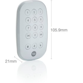 Resim Yale Ac-kp Sync Alarm Tuş Takımı - Sync Akıllı Ev Alarmı - 200m Menzil - Alexa, Google Asistan Ve P 