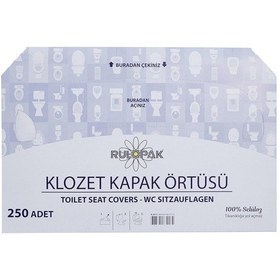 Resim R-2613 Klozet Kapak Örtüsü Siyah 