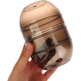 Resim 1 adet Profesyonel Saç Boyama Karıştırma Kabı Ölçü Pipti ile - Şeffaf PP Malzeme, Saç Boyamaya ve Stilize Etmeye İdeal, Dayanıklı ve Kullanımı Kolay Kuaför Aksesuarı 