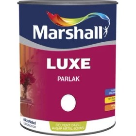 Resim Marshall Luxe Parlak Yağlı Boya Beyaz 2,5L Solvent Bazlı İç Cephe Boyası 
