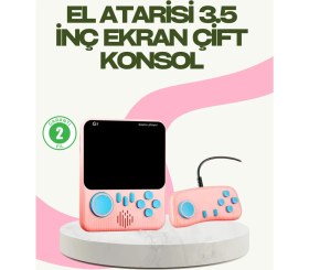 Resim Sayarmarkt 666 Oyunlu Retro Game Console - Tv ve Çift Gamepad Desteği 