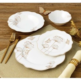 Resim Roy King Cammelia 24 Parça 6 Kişilik Yemek Takımı 