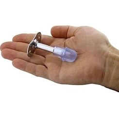 Resim SDT Group Kapı Stoperi Tamponu Krom 8 cm Metal Kapı Durdurucu Tutucu Kapı Stopu Silikonlu 