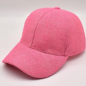 Resim Külah Kadın Jüt Beyzbol Şapka Doğal Hasır Güneş Koruyucu Spor Kep 