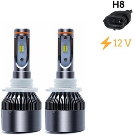 Resim Space Led Far Ampulü Çift Renk Sarı/Beyaz H8-36W-4800Lm-12V / Laa 