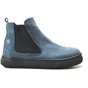 Resim Onlo Ayakkabı R.246-1 Deri Nubuk Lacivert Kürklü Erkek Çocuk Bot Lacivert 