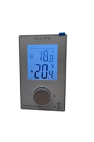 Resim Mars Electric S20 Wifi Kablosuz-mobil Telefon Kotrollü Oda Termostatı-beyaz 