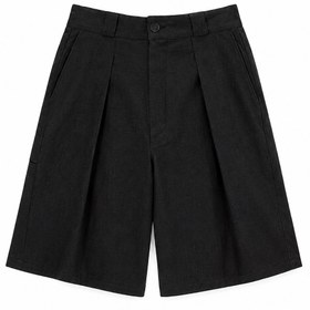 Resim Siyah keten şortolon - Xlarge 