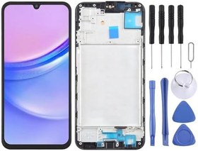Resim Samsung A15 Uyumlu Lcd Ekran Dokunmatik Full Çıtalı TFT SM-A155 