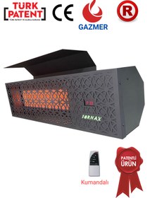 Resim VESTA Fornax (8 Kw) Doğalgazlı Seramik Radyant Isıtıcı CE Belgeli, GAZMER Onaylı, 2 Yıl Garantili 