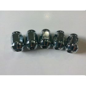 Resim Somun 1/2"-20 Unf Diş Ing.-Usa Tekerlek Somunu Krom Kaplı Aa=19 MM Boy=26 MM 5 Adet 