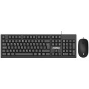Resim Everest Km-615 Siyah Usb Combo Q Standart Klavye + Mouse Set 