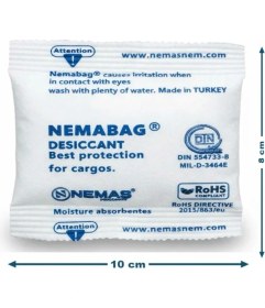 Resim Nemabag 20Gr 250 Adet Nem Alıcı - Rutubet - Küf ve Koku Önleyici Paket 20Gr (250 Adet) 