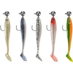 Resim Ryuji Panic Shad 9 cm Jighead'li Silikon Balık Yem 3 Gr 