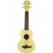 Resim Kala Makala Shark Soprano Ukulele (Sarı) 