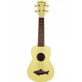 Resim Kala Makala Shark Soprano Ukulele (Sarı) 