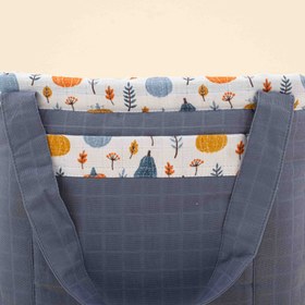 Resim Bebek Bakım Çantası - İndigo Muslin - Mavi Balkabağı 