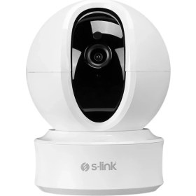 Resim S-Lınk SL-IND04, Ev/bebek Güvenlik Kamerası, Wifi, 3mpix, 3.6mm Lens, 10M. Gece Görüşü, Hareket Algılama, Iki Yönlü Ses, Micro Sd Kartlı, Tuya Yazılım 