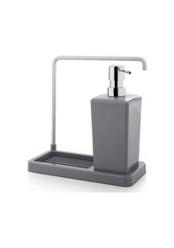 Resim Primanova Luna Askılıklı Süngerlikli Sıvı Sabunluk Gri M-e56-07 