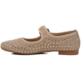 Resim Ayakmod 354159 Z Bej Kadın Taşlı Babet Bej 