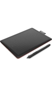 Resim Wacom Grafik Tablet CTL-472 One By Wacom 8.3 x 5.7 inç Yüksek Hassasiyetli Siyah Model 