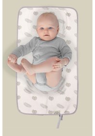 Resim Hamur Melis Bebek Alt Açma Minderi Bakım Pedi Örtüsü 