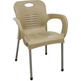 Resim Luna Nil Koltuk 2 Adet Demir Ayaklı Eko Çölbeji Bej 