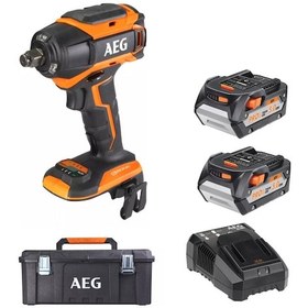 Resim Aeg Bss18c12zb6-502 18v 5ah Çift Akülü Kömürsüz Somun Sıkma 300nm - 4937472012 