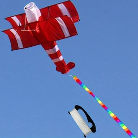 Resim 99.67 metre uzunluğunda ip ile 3D Bi-Taylı Uçurtma - Dayanıklı Polyester & Fiberglas, Dış Mekan Eğlencesi İçin Mükemmel 