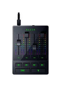 Resim Razer Ses Mikseri Analog Ses Mikseri, Sessiz Düğmeli 4 Kanallı A 