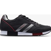 Resim Lescon Boston-6, Siyah Erkek Sneaker Spor Ayakkabı 