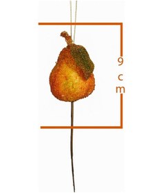 Resim Yapay Meyve 3'lü Şekerli Turuncu Portakal Süsü Çok Renkli 