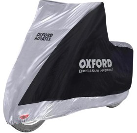 Resim Oxford Motosiklet Scooter Ekranli Aquatex Kilif Small Siyah-Gri CV216 
