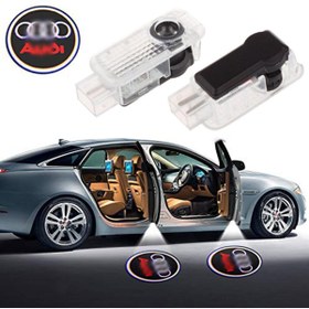 Resim Audi A4 Kapı Altı Hayalet Logo Orjinal Lazer Led 2009-2015 