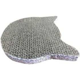 Resim Yıldızan dekordelisi Kedi Kafalı Karton Kedi Tırmalama 28x15 Cm dekordelisi 2026 1216587 