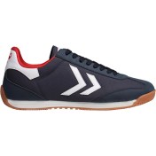 Resim Hummel 207903-7459 Normal Bilek Boy Bağcıklı Suni Deri Lacivert Erkek Sneaker 