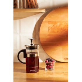 Resim Turuncu 350 ml French Press, Şık ve Kullanışlı Kahve Demleme Aracı 