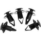 Resim Lasonstiges 50 Adet Plastik Perçin Bağlantı Elemanı Çamurluk Çamurluk İtme Tipi Klipler Mazda Na01-56-145 İçin 8mm Delik Nissan 63844-01a00 Ford İçin 
