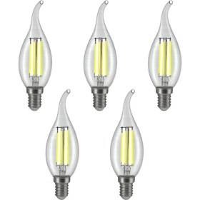 Resim Rustik Kıvrık Tc3 4W E14 LED Ampul 400LM 5li 