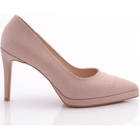 Resim Dgn 107 Kadin Topuklu Abiye Ayakkabi 107-2489-R0090 Altın 