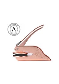 Resim Soğuk Mühür Kabartma Damga Çelik Baskı Presi Desenli Rosegold Karışık 