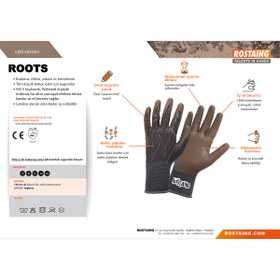 Resim Rostaing ROOTS-IT07 Bahçe, Saksı Dikim ve Yabani Ot Eldiveni No:7 