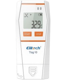 Resim Elitech Hassas Sıcaklık Kayıt Cihazı Otomatik Rapor Datalogger Tlog10 Thr378 