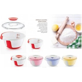 Resim Primera Trendy Kapaklı Mikser Kabı Çift Renkli 2.5 Lt. DC-370 