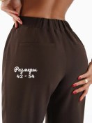 Resim Klasik Büyük Beden Pantolonlar 411602684 Kahverengi 