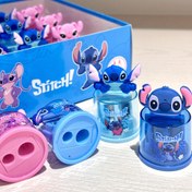 Resim Disney Stitch Temalı Taşınabilir Kalemtraş - Çizgi Film Tasarımı, İki Delikli, Pil Gerektirmeyen, Plastik Malzeme, Ev ve Sınıf Kullanımı İçin İdeal | Eğlenceli & Dayanıklı Öğrenci Kalemtıraşı 